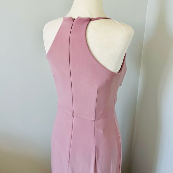 CELEBRATE DB STUDIO jersey a-line bridesmaid dress with knot detail. EUC - Picture 7 of 9